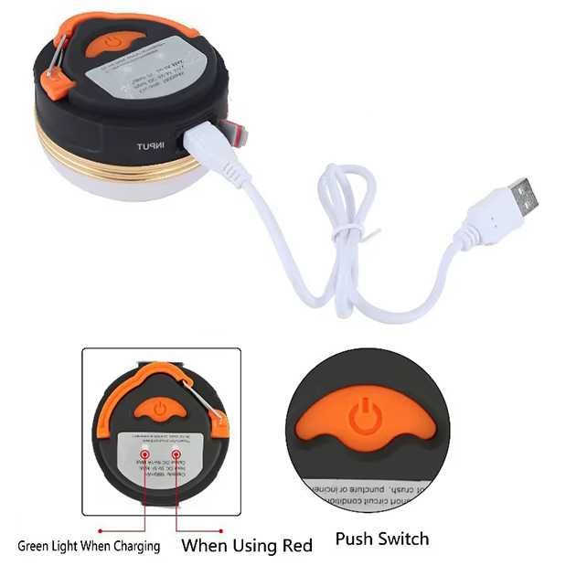 Ліхтар кемпінговий /кімнатний YD-1-5SMD з функцією павербанка