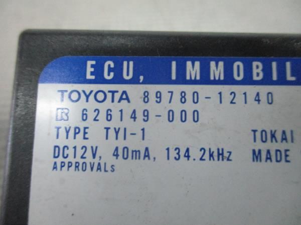 Centralina de ignição (imobilizador) TOYOTA Corolla Hatchback (_E12_)