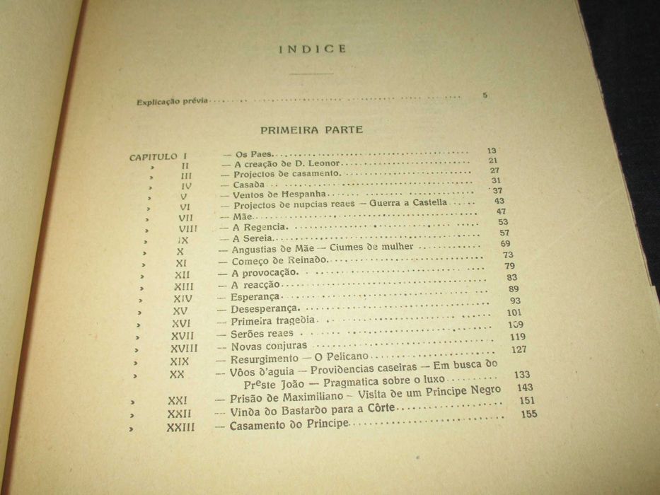 Livro A Rainha D. Leonor Conde de Sabugosa 1ª edição