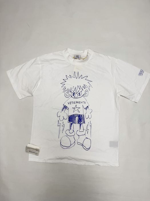 футболка Vetements Anime boy tee white S M L balenciaga rick owens maison Margiela mm6 protocol index