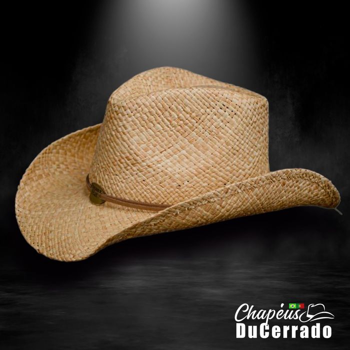 Vendo chapéu de palha encerado feminino