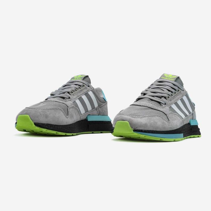 Мужские кроссовки Adidas ZX 500 'Grey-Blue' Размеры 41-45: 2 499
