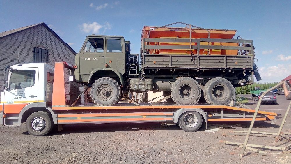 Pomoc Drogowa, Autolaweta, Laweta, Transport Koparek,Ciągników,Maszyn