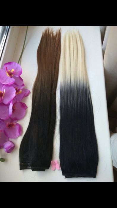 Волосы трессы не натуральные