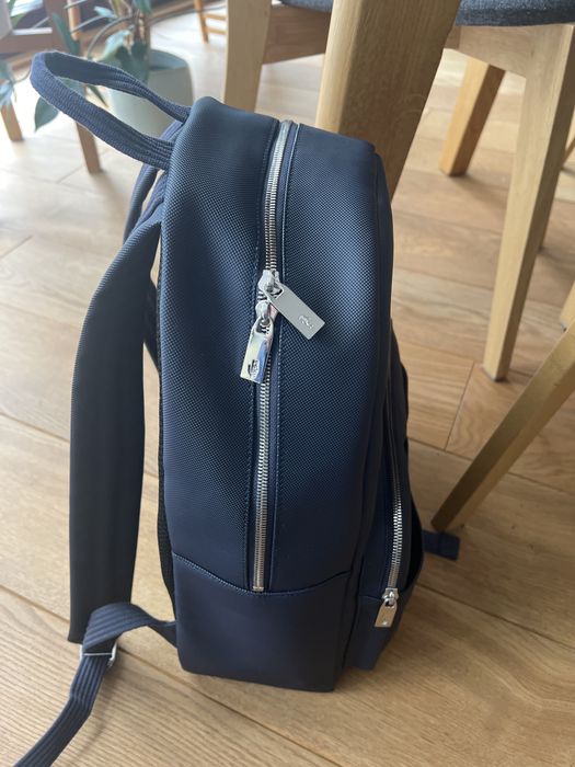 Plecak Lacoste granatowy - unisex, idealny - użyty kilka razy