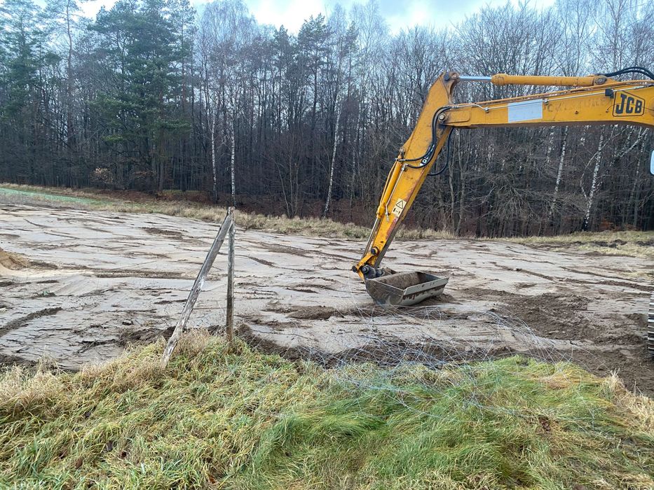 działka budowlana granicząca z lasem
