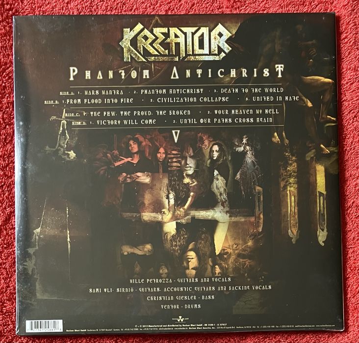Kreator - Phantom Antichrist 2LP Ltd. Blue Vinyl