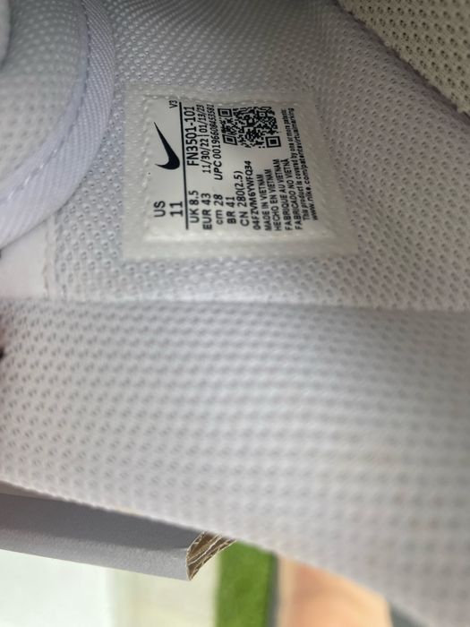 Buty Nike Air Force 1 '07 White/Oxygen Purple r. 43 - nowe, oryginalne