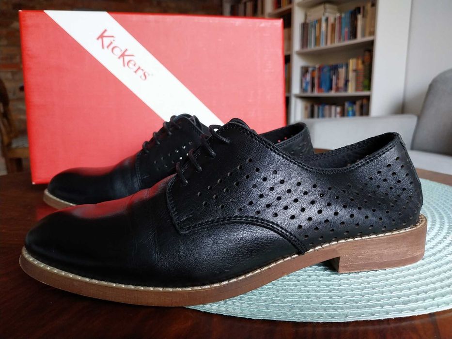 Półbuty oksfordki Kickers roz. 37 skórzane