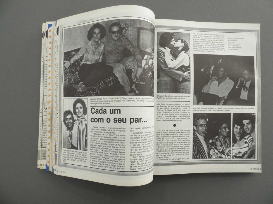 Livro Fotonovela O Astro
