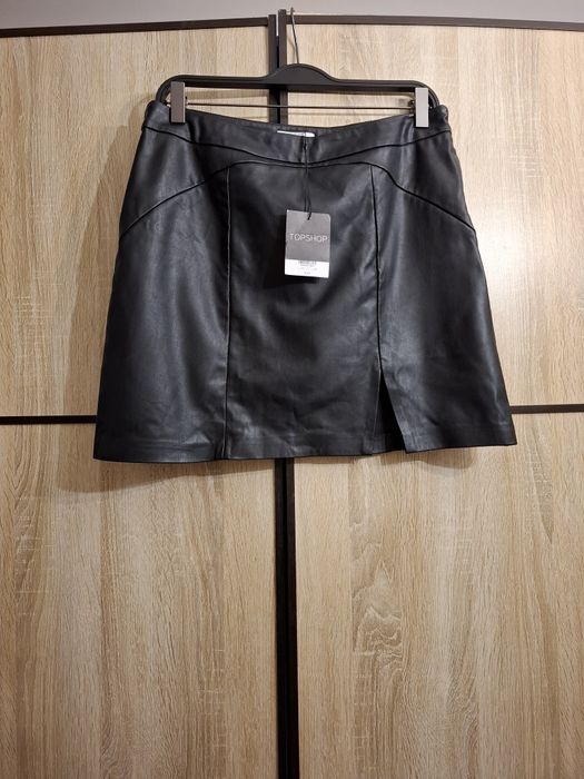 Юбка кожан. бренд Topshop