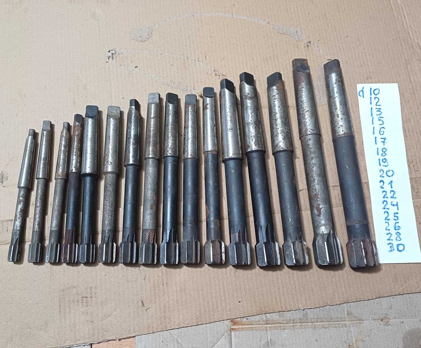 НАБОР перехідних токарних втулок  Морзе 4-1 4шт