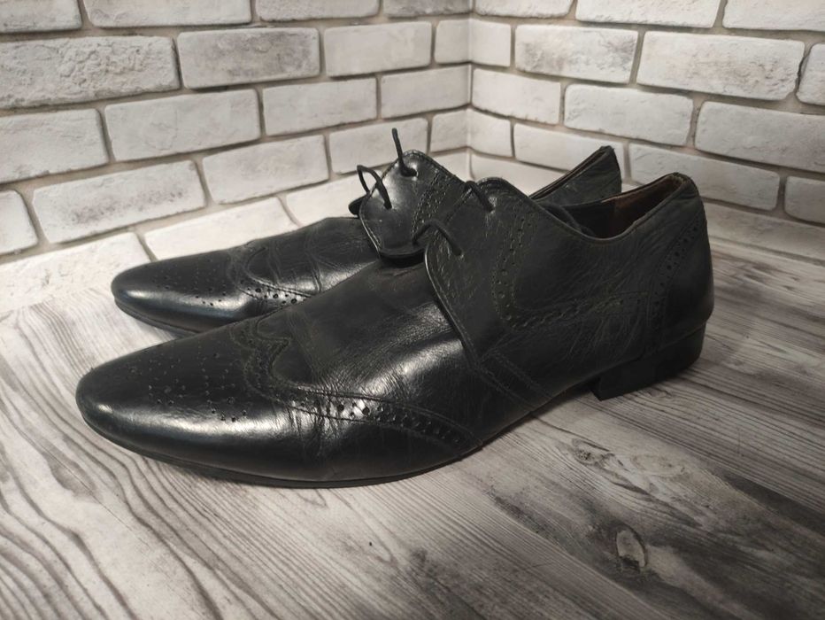 Шкіряні туфлі борги River Island, розмір 46