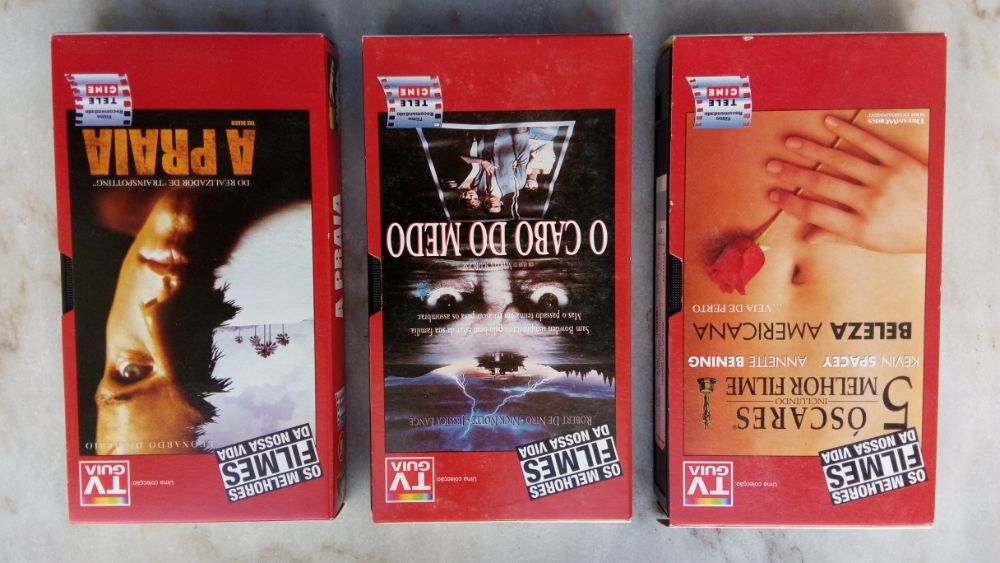Filmes em VHS da coleção TV Guia - Os melhores filmes da nossa vida
