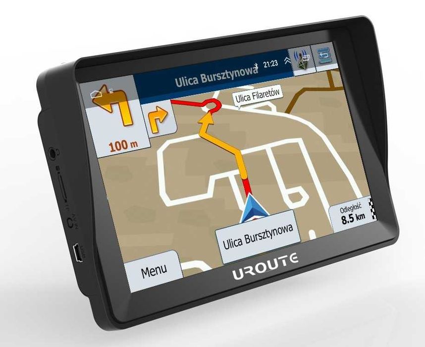 Nawigacja GPS UROUTE 7" 84F-8 najnowsza mapa! Kielce