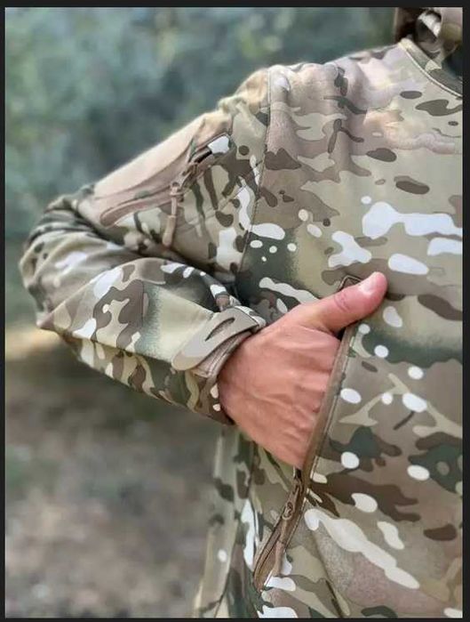 Костюм тактичний Тактический флисовый Софтшел softshell фліс всередині