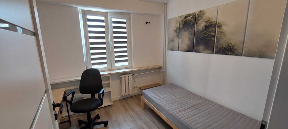 Pokój jednoosobowy w mieszkaniu o wysokim standardzie