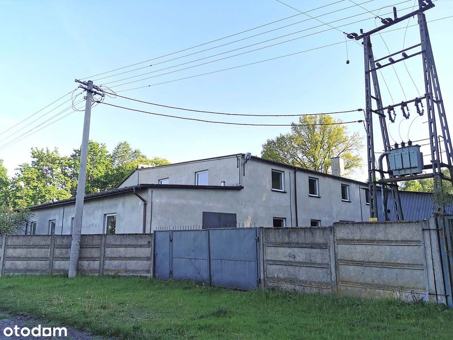 Budynek produkcja 750m2 plus magazyny 300m2