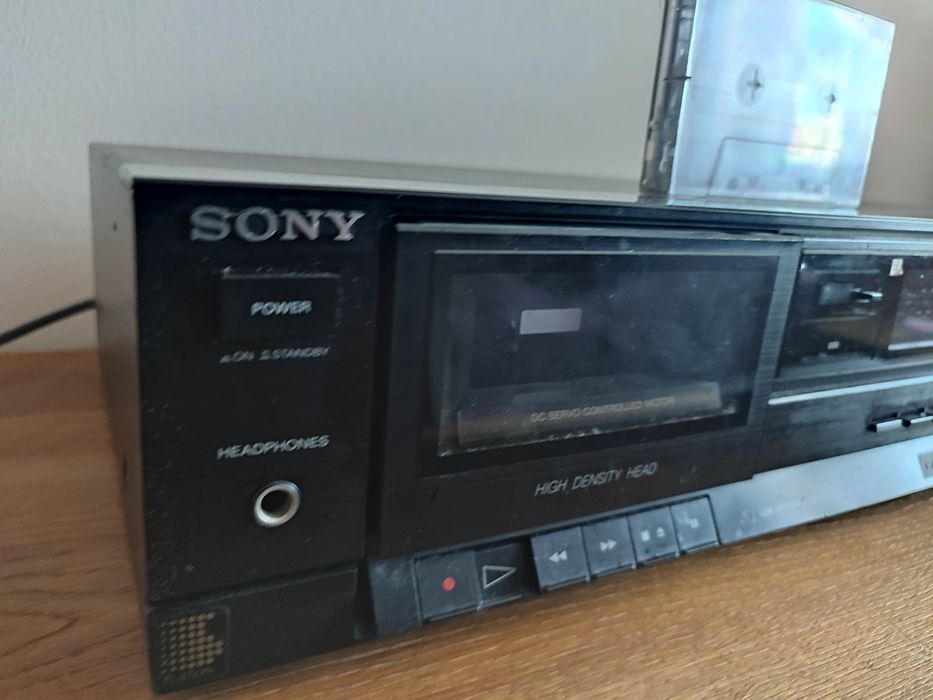 WYPRZEDAŻ! Kaseta audio Sony c90 + magnetofon TC fx110