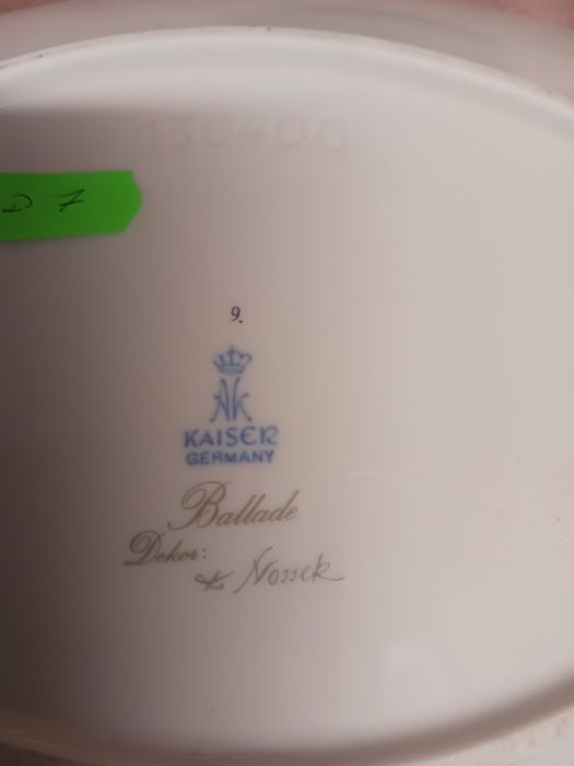 Kaiser duza 37 cm lśniąca patera Ballade kwiaty