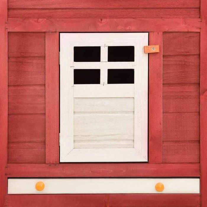 Coelheira Exterior com Parque – Vermelho