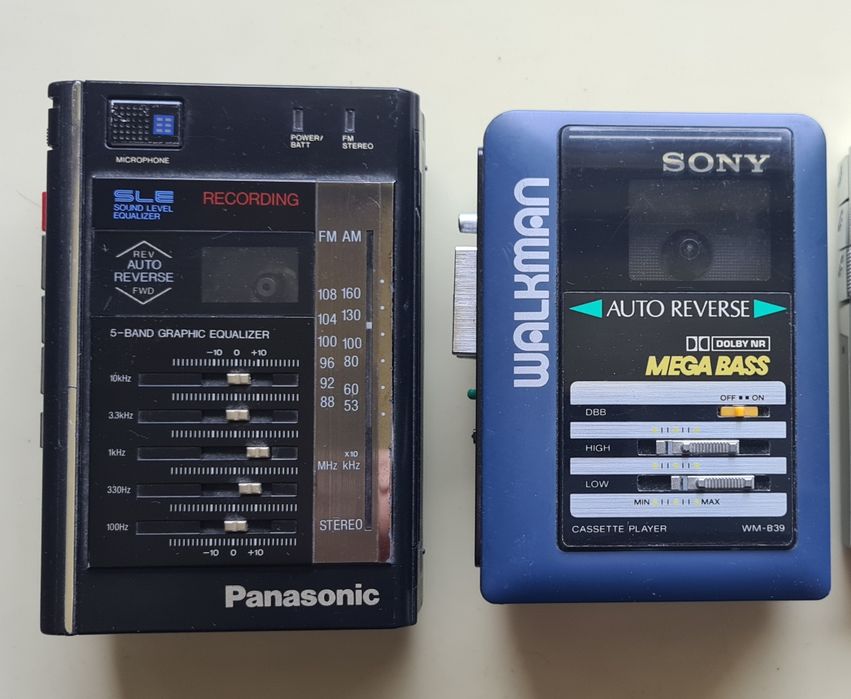 Walkman 2x panasonic sony