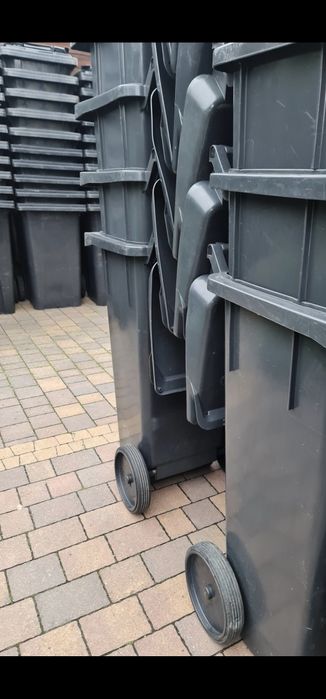 Solidne kosze pojemniki na śmieci 80l 120l 240 BEZPLATNA dostawa