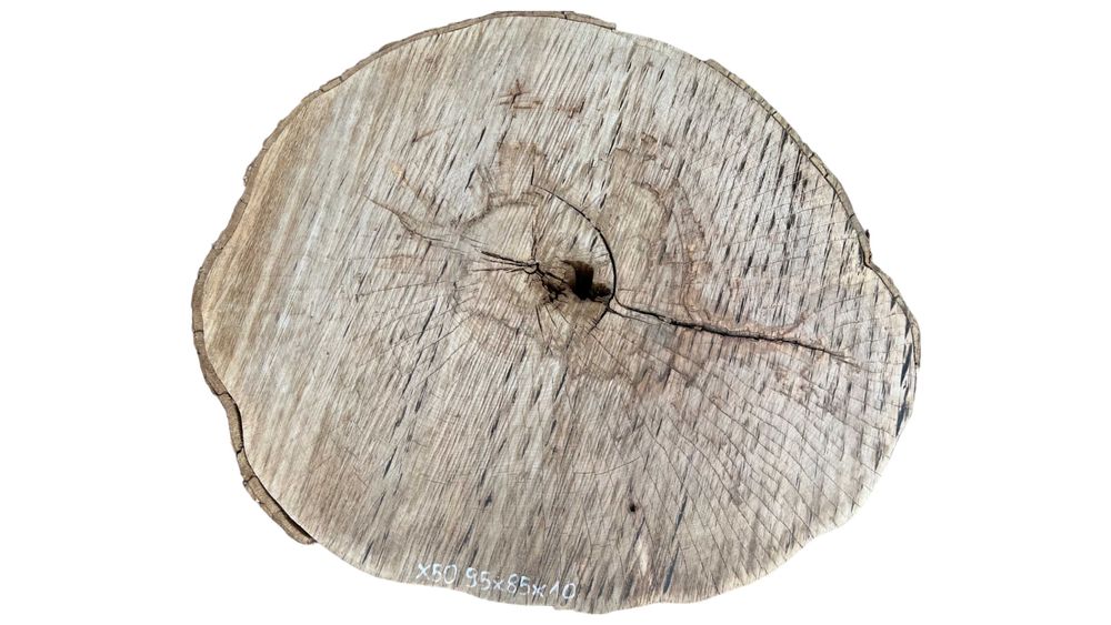 Duże Plastry Drewna Jawor 90cm+ Blat Drewniany Stół Obiadowy