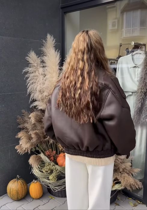 Косуха,дубленка шоколад