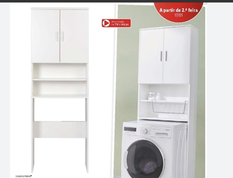 2 móveis de lavandaria