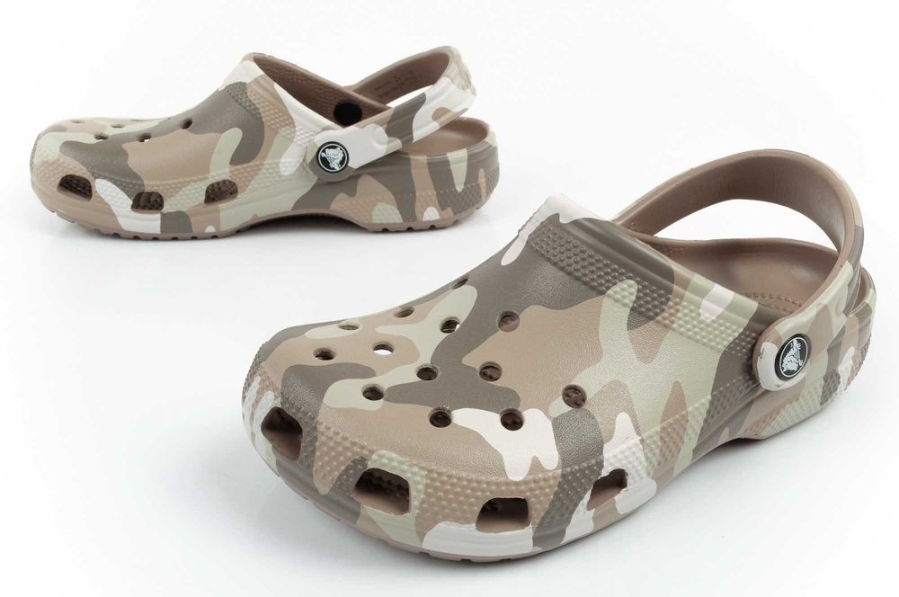 Buty klapki sandały chodaki Crocs Classic Printed Camo Clog r. 36-49