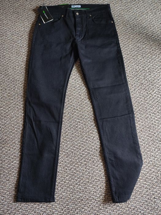 Spodnie męskie jeansowe nowe czarne Lacoste 34/34 pas 86