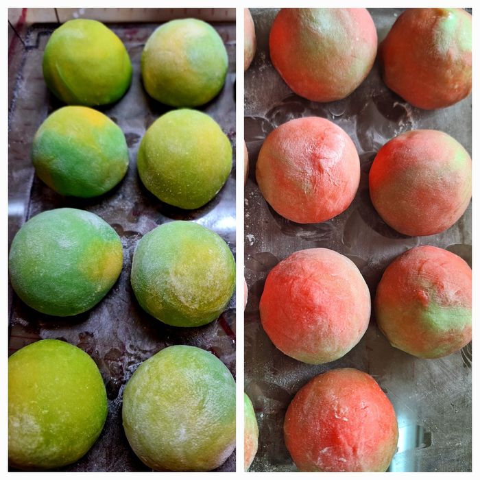 Японский десерт моти.