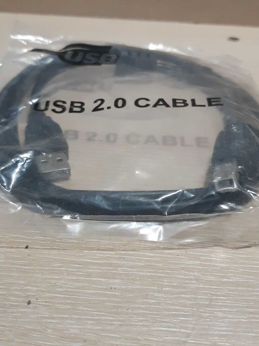 Кабель для принтера/сканера/БФП USB 2.0 AM/BM 0.8-1.5м опт і роздріб