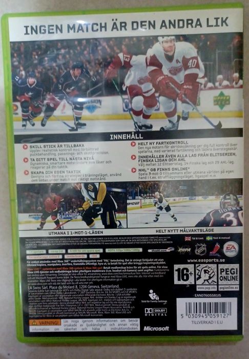 Gra NHL08 konsola XBOX360