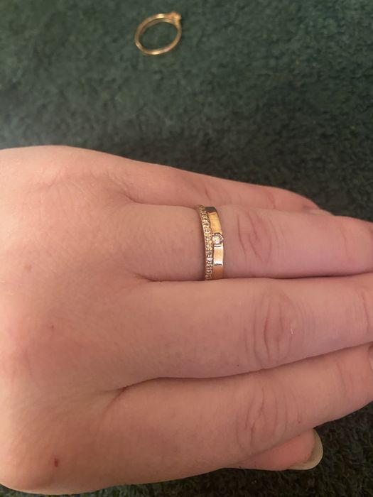 Шикарне кільце 585 золото