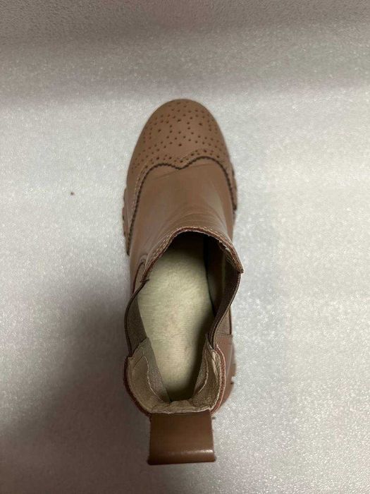 Шкіряні черевики Челсі Женские ботинки — Демісезонні Сапоги, Кожа