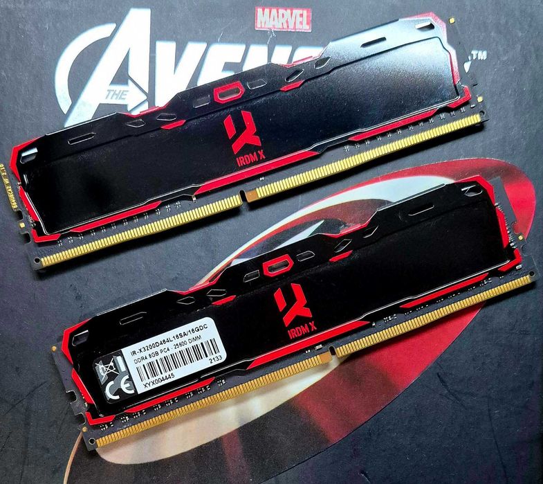 Оперативна пам’ять Goodram IRDM X DDR4 16Gb Kit (2x8) 3200MHz CL16 (Б/в)