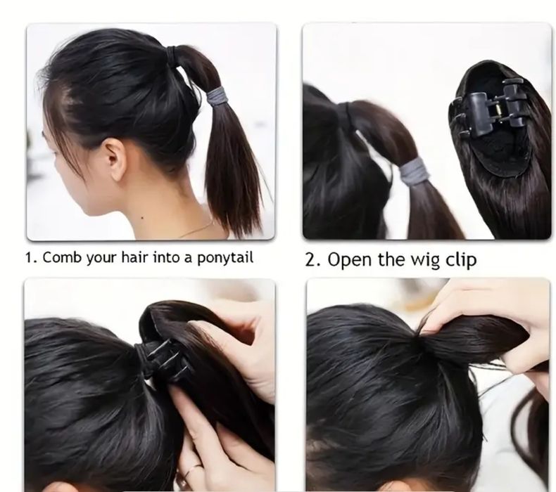 Довгий  хвіст 50 см з крабиком для жінок