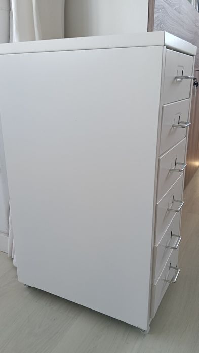 Bloco de gavetas c/rodízios, branco, 28x69 cm
Bloco de gavetas c/rodíz