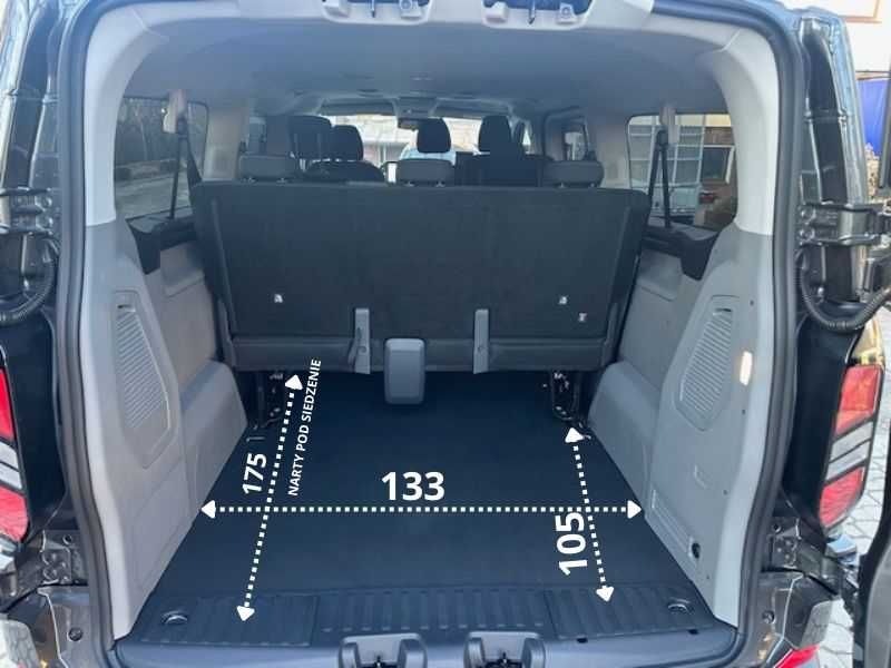 Wynajem busa bus FORD TRANSIT Custom  NOWY 9 osobowy LONG - Kombi