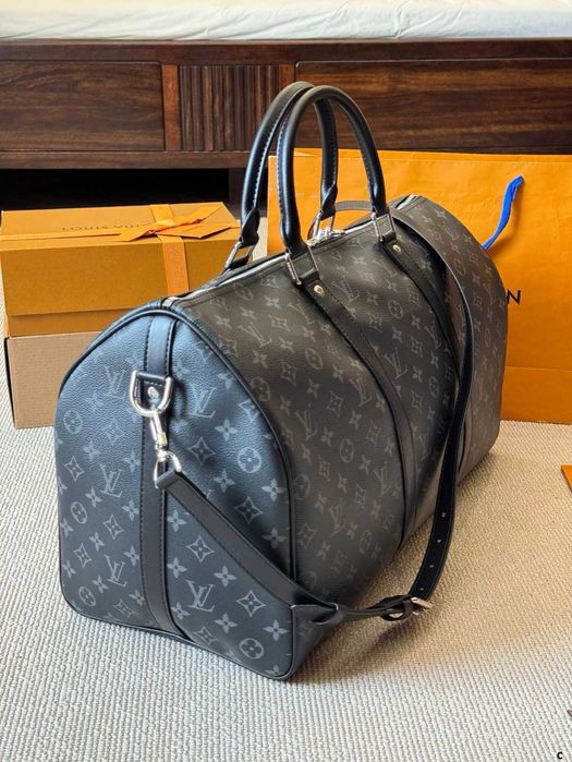 Louis Vuitton  Keepall 50,45 мужская сумка спортивная дорожная унисекс