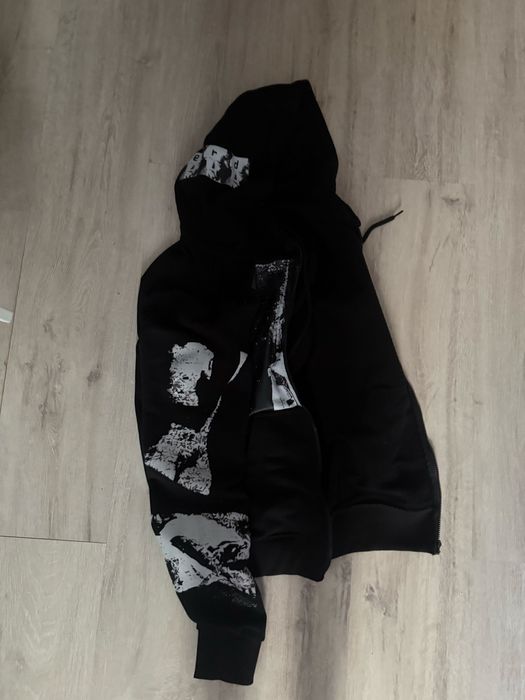 Czarna bluza Enfants Riches Deprimes rozpinana z kapturem XS