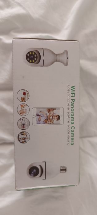 Câmera sem fio 360° panorâmica e27