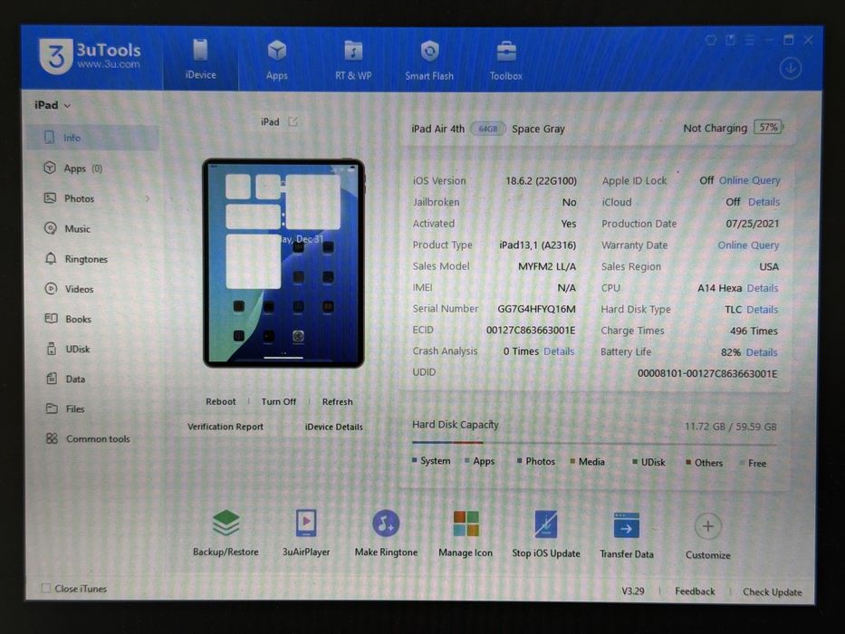 iPad Air 4 (A2316) - 64GB - faktura VAT 23%