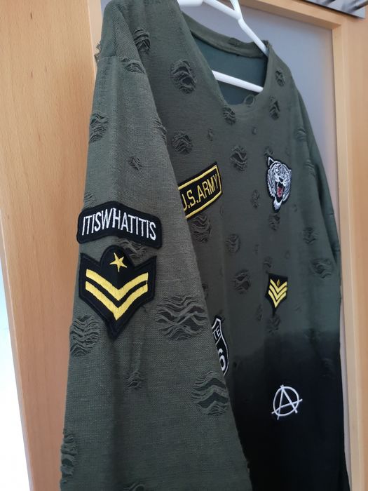 Sweatshirt verde tropa