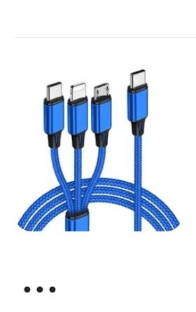 Kabel do ładowania Typu MICRO USB C 3 w 1 samsung xiaomi iPhone