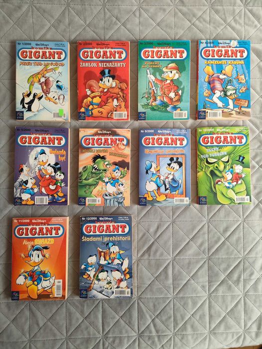 Kaczor Donald – 57 komiksów | Gigant, MegaGiga, Mamut | 1992–2014