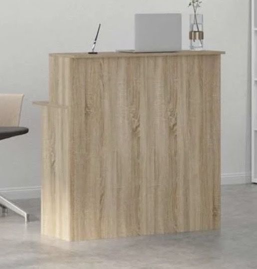 Balcão de Receção vidaXL – Carvalho Sonoma – Desmontado