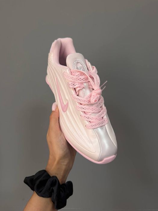 Кросівки Nike Shox R4 Peark Pink Foam premium | Кроссовки Найк жіночі
